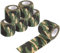 Camo Tape, 5 Rollen 5CMx4.5M Camouflage Tape Wrap, Multifunktionales Selbstklebende Schutz Camouflage Tape Wrap Tactical Camo Form Multi-funktionale Non-Woven Stoff Stealth Tape Stretch Verband
