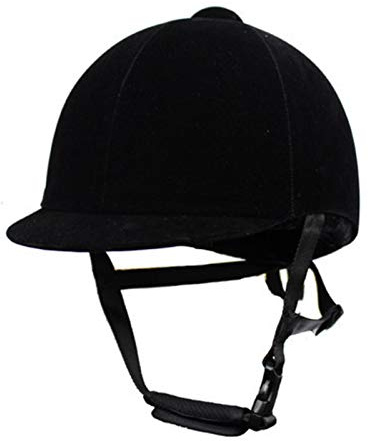 Casco da equitazione, casco sportivo protettivo per donne e uomini, attrezzatura equestre (fiocco, dimensioni: 58 cm)