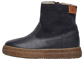 NATURINO Stivaletti in Pelle e Suede, Blu 28