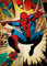 Displate Offiziell Marvel MetallPoster Magnetische Befestigung Inklusive Lizenziert Bilder Hochwertiges Poster Marvel Silver Age - Spider-Man Poster 45 cm x 32 cm