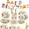 Yosemy Juego de Vajilla para Fiesta de Safari para 25 Invitados 127 Piezas Juego de Vajilla 25 Papel de Papel Platos de Tazas de Papel Servilletas Papel Pajitas Mantel para Wild One Cumpleaños Beige