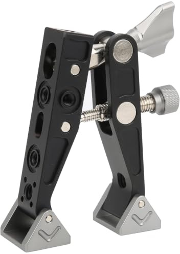 Zunate Photography Clamp Crab, Super Clamp Clip with 1/4'' and 3/8'' Thread Hole for DSLR Cameras, Lights, Umbrellas, Desk, Hooks, Cross Bar