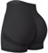Yiifit Damen Sport Shorts Scrunch Butt High Waist Workout 3.5 Shorts Biker Gym Kurze Hosen Schwarz（Black） Small