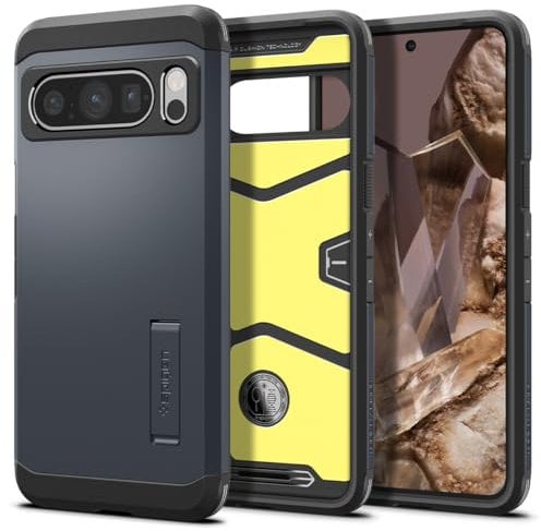Spigen Tough Armor Case Compatible with Google Pixel 8 Pro - Metal Slate