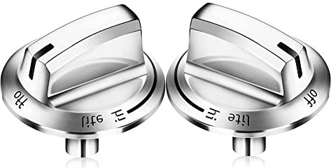 Dasing 2 Pack Gas Stove Control Knobs Upgrade 5304525746 Burner Knob for,Gas Range Knobs, Replace Control Knob 5304504839