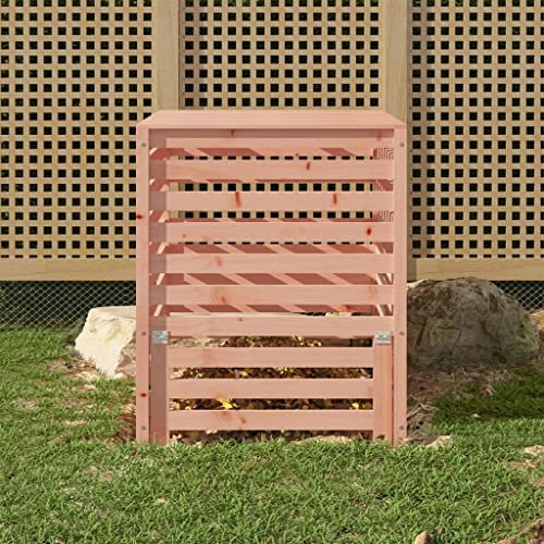 SKM Composteur 82,5x82,5x99,5 cm Bois de Douglas Massif, Weight:19.85 kg,823820