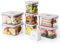 VAKUEN Premium Frischhaltedose, luftdicht, Special Edition, Mercury Color 8P/Set, 7 Stück Behälter und Vakuumierer, patentiertes doppeltes Silikonfutter, 100% auslaufsicher, BPA-frei
