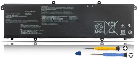 K KYUER 70Wh C31N2105 Battery for Asus VivoBook S 14 15 OLED K3402 K3502 M3402 M3502 K3402Z K3402ZA K3502Z K3502ZA M3402Q M3402QA M3402R M3402RA M3502Q M3502QA M3502R M3502RA 14X S5402 S5402Z S5402ZA