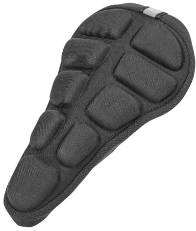 DawlQawwi Ciclismo de Verano Funda de cojín para Bicicleta, Bicicleta de Carretera Esponja amortiguadora sillín Cubierta de sillín de Bicicleta de montaña Antideslizante Reflectante Funda de Almohada