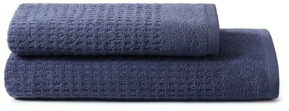 SWEET HOME - Handtücher für Gesicht und Bidet aus Frottee aus Reiner Baumwolle, 100% Zertifiziert nach Oeko-TEX Zero Twist, Set mit Badetuch 50 x 100 cm und 40 x 50 cm, weich und saugfähig, auch als