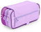 office box Triple Blush - Trousse à Crayons avec 3 Grands Compartiments avec Fermeture à glissière, Plusieurs Poches, Emploi du Temps et Badge d'identification. (Violet)