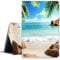 DIGTIALLL Case for Amazon Kindle Fire Max 11 Case (13th Generation, 2023 Release) 11 PU Leather Smart Protective Cover with Auto Sleep/Wake,Beach Palm Trees