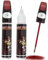 Penriter 2 Stück Lackstift Auto Rot, 2-in-1-24ml Autolackstift, Schnelles und Einfaches Ausbessern von Autokratzern, Auto Kratzer Reparatur Stift für Autos Reparaturwerkzeug