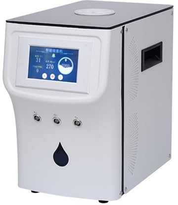 Hydrogen Water Bottle Alkaline Water Lonizer Electrolyzed Concentrations up to Hydrogen Water Generator LED Touch Display Flow Rate Adjustable Inhalation