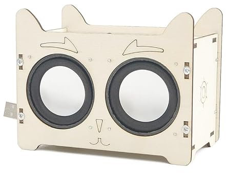 Haut-parleur stéréo USB en bois pour le montage