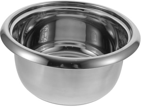 CLISPEED Cuile de riz en acier inoxydable couvercle intérieur remplacement de la marmite du cuiseur à riz pots intérieurs cuiseur à rice cooker pot acier inoxydable cuisinière