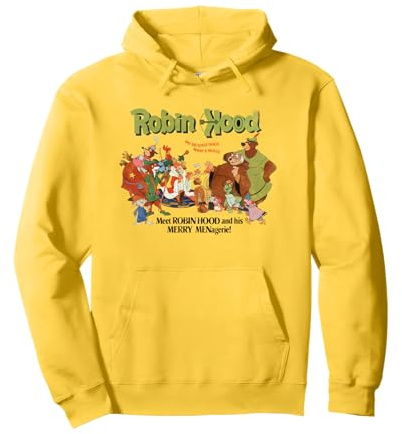 Robin Hood Retro Movie Poster Pullover Hoodie