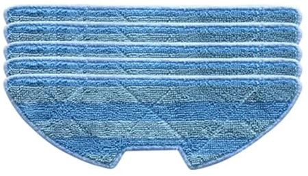 Brosse principale, brosse latérale, filtre HEPA, chiffon de nettoyage for aspirateur robot Eziclean ONE Aqua 210, pièces de rechange et accessoires Louable(5x mop cloths)