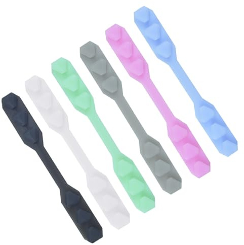 PENIKOKO Attache en Silicone 6pcs Accessoires pour Masques Portables et Pratiques Transport Facile