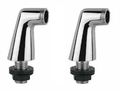 Montage 2x laiton chromé salle de pont pour robinet de bain - union pilier