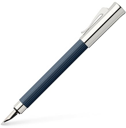 Graf von Faber-Castell 141710 - Füllfederhalter Tamitio Nachtblau, Federbreite M, 1 Stück
