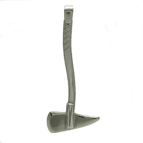 Sterling silver pendant solid 925 axe