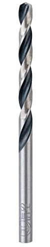 Bosch Professional 10 Stück HSS Spiralbohrer PointTeQ (für Metall, 5 x 52 x 86 mm, Zubehör Bohrschrauber)