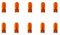 10x WY5W T10 12V 5W W2,1x9,5d BLINKER BLINKLEUCHTEN SEITENBLINKER ORANGE AMBER LAMPEN FALTSCHACHTEL Jurmann® LongLife & Erschütterungsfest