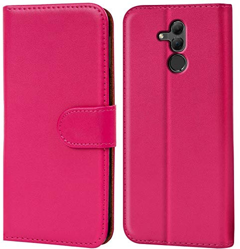 Verco custodia per Huawei Mate 20 Lite, Case per Mate 20 Lite Cover PU Pelle Portafoglio Protettiva, Rosa