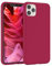 EAZY CASE Premium Silikon Handyhülle kompatibel mit iPhone 11 Pro Max, Slimcover mit Kameraschutz und Innenfutter, Silikonhülle, Schutzhülle, Bumper, Handy Case, Hülle, Softcase, Beere
