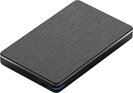Disque dur externe en métal 1 To / 500 Go / 250 Go / 2,5 USB 3.0 de sauvegarde pour PC, ordinateur de bureau, ordinateur portable, MacBook, Smart TV, PS4, Xbox One (320 Go, noir)