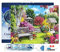 Figured'Art Diamond Painting Erwachsene 40x50cm Mit Rahmen Ganze Leinwand gespannt Schöner Garten 5D Bilder Eckige Steine - DIY Set Basteln