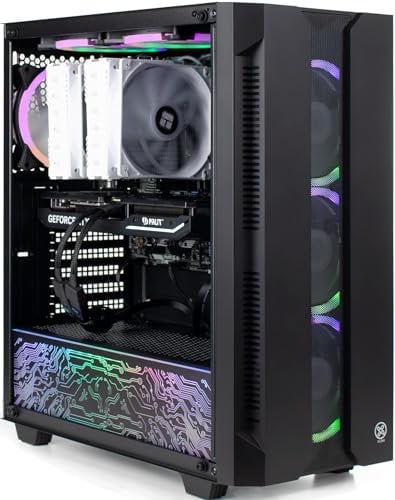 XUM Elite Prebuilt Gaming PC: Intel Core i7-13700F, NVIDIA GeForce RTX 5070 12GB, 32GB DDR4 RAM, 1TB NVMe SSD, 850W PSU 80+ Bronze, aRGB, WiFi 5, Windows 11 Home, Black Case