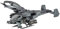 Fascinations ICX253 Metal Earth Metallbausätze - Avatar 2 Kampfflugzeug Scorpion Gunship, lasergeschnittener 3D-Konstruktionsbausatz, 3D Metall Puzzle, DIY Modellbausatz, 2 Metallplatinen, ab 14 Jahre