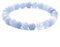 AURSTORE Bracelet Pierre Naturelle 8mm, Bracelet perle, Pierre Précieuse pour homme et femme (Aigue Marine 19)