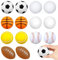 Tianher Stressbälle - 14 Pcs Antistressbälle Mini Fussball, Basketball, Tennisball, Golf, Rugby und Volleyball - Kleine Geschenke für Kinder