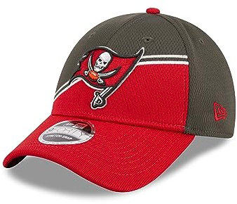 New Era Tampa Bay Buccaneers NFL 2023 Sideline Black Red 9Forty Stretch Snapback Cap - One-Size