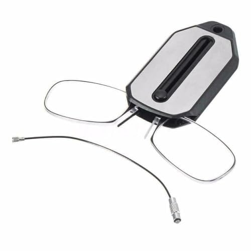 MoguGo Lesebrillen als Schlüsselanhänger, Schlüsselbund Klappbar Unisex Mini Nasen Clip Lesebrille mit Etu (Stärke 1,50)
