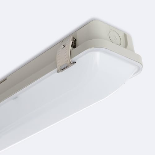 LEDKIA LIGHTING Plafoniera Stagna LED 60cm 18W High Lumen 150lm/W IP65 No Flicker 5000K Bianco Freddo