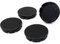 4Pcs Cache Moyeu 68mm pour BMW Z3 E36,Cache Moyeu Seat Accessoires de Jante de Pneu de Voiture Accessoires de Protection Capuchons de Jante Décoratifs Accessoires de Pièces de Voiture,Black