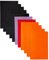 Jtnohx Filzstoff, Steifer Bastelfilz, Farbige Filz zum Basteln, 17,78×28,7cm 11 Pcs Filzplatten Quadrat für das Nähen (Halloween Farben)