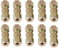 GEARCELL Kit di 10 connettori per tubi del freno, raccordi per tubi del freno, kit di tubi freno da 3/16, raccordi a compressione in ottone autobloccante da 4,75 mm, kit di tubi freno auto