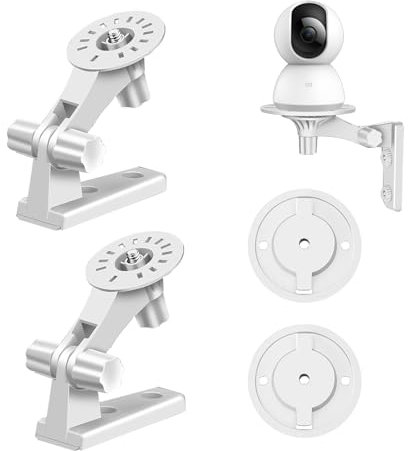 Biglumin Halterung – Überwachungs-halterungen, winkelverstellbare Wandkamerahalterung, kamera wandhalterung, kompatibel mit Überwachung C200/C210/C220/Tc70/Ec70/Kc410s, Innenkamerahalterung.(2 Stücke)