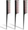 3PCS Back Combing Combs, Teasing Comb Black Triple Teasing Comb Hair Root Teasing Rat Tail Comb for Back Combing Root Teasing, Evening Styling, Adding Volume