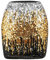 Kefiyis Glitzer Rock Damen Pailletten Rock Elastische Taille Pailettenrock mit Futter Karneval Party Rave Rock Silber/Gold/Schwarz L