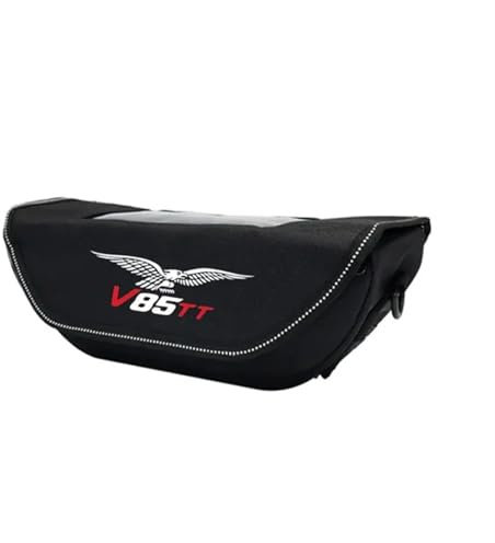 AHUTCYK Motorrad-Lenkertasche Für Moto V85TT V7 V9 Motorrad wasserdichte Und Staubdichte Lenker-Aufbewahrungstasche Motorrad-Lenker-Reisetasche(E)