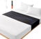 Erdungsmatte für Bett, Erdungsbettlaken zur Verbesserung des Schlafens, Atmungsaktive Erdungsbettmatte mit Elastischen Riemen, Earthing Mat Grounding 68 * 198cm Schwarz