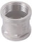 SHIOFRCN 1 Stück 1/2 Zoll 3/4 Zoll 1 Zoll Innengewinde 304 Edelstahl Doppeldraht Rohrverbindung Hardware Sanitär-Fitting-Anschlüsse(1/2)