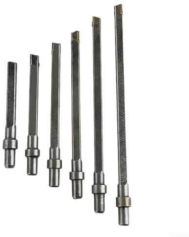 1 martello pneumatico da 124 cm per incisione su pietra, strumento a scalpello con struttura in lega di acciaio (15,2 cm)