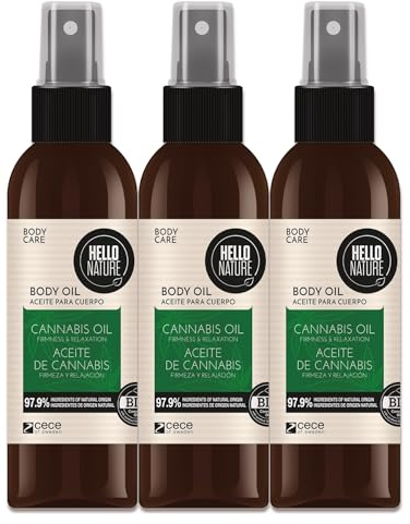 P-Beauty Naturkosmetik Hautöl Körperöl mit Bio Hanfsamenöl & Omega-Fettsäuren für geschmeidige, straffende Haut - Feuchtigkeitspflege - für trockene Haut - veganes Body Öl - Körperpflege (3x130ml)